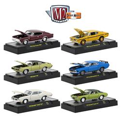 M2m32600-47-case Detroit-muscle Release 47 Car Set - 6 Piece