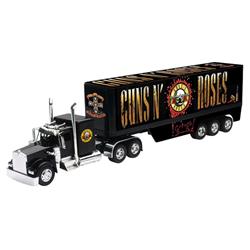 New-ray Newss-12543 Guns N Roses Kenworth W900 Model Truck With Dry Van Pack Of 6