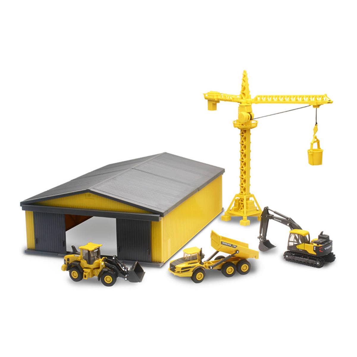 New-ray Newss-32105 Volvo Construction Vehicle Playset Pack Of 3