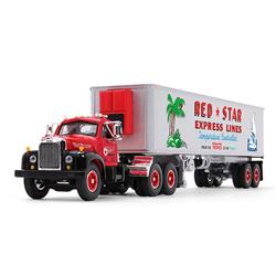 60-0571 1 By 64 Scale Red Star Express Lines Truck