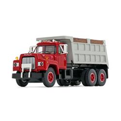 60-0435 Mack R Dump Truck, Red & Gray
