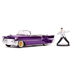 Jad30985 1956 Cadillac Eldorado With Elvis Presley Figure