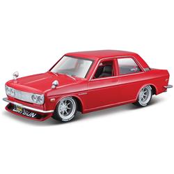 Maisto Mai39308r 1971 Datsun 510 In Red - Assembly Line Diecast Metal Model Kit