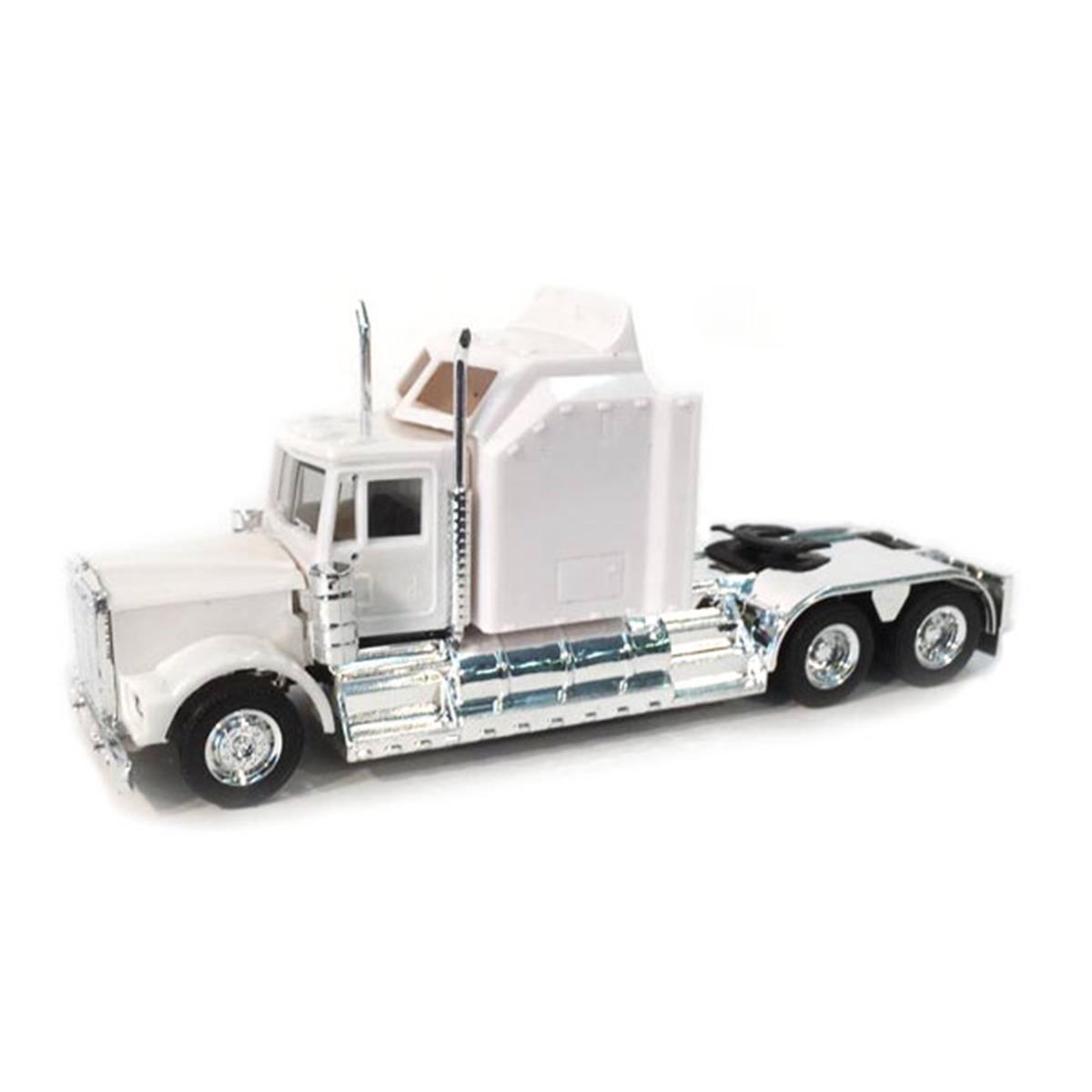 Pro035234 All Or Mostly Plastic Kenworth W900 Truck Toys With Extra Large Sleeper In White, 14 Years Above