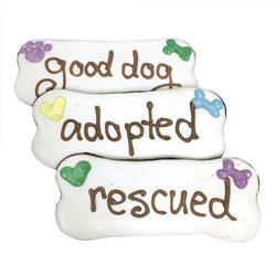 Bkresc Adopted, Rescued & Good Dog Bones - Case Of 12