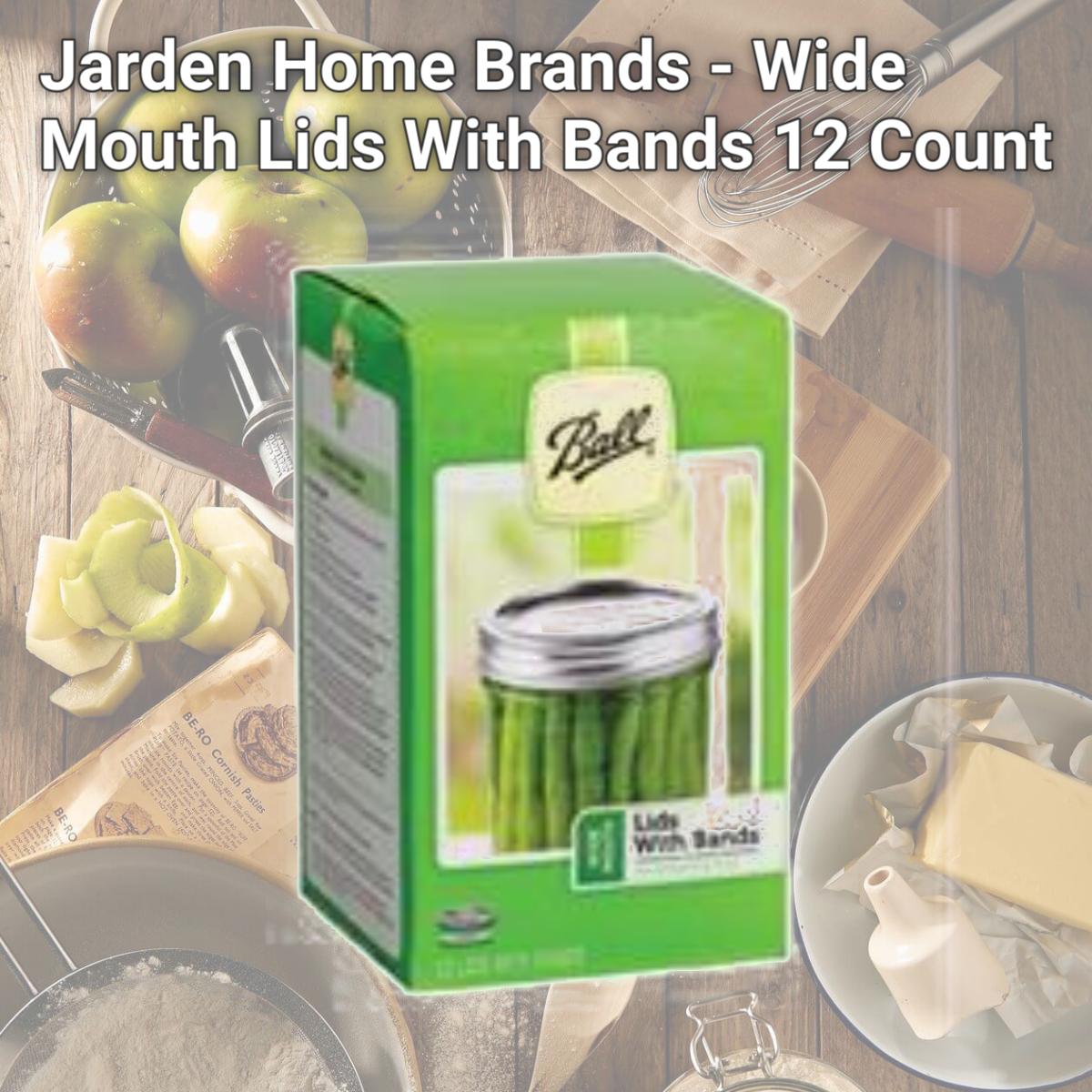 Picture of Jarden Home Brands - Wide Mouth Lids With Bands 12 Count