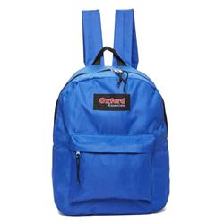 Oxford-blu Zipper School Backpack, Blue