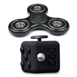 Spin Plus Cube Fidget Cube Plus Hand Spinner Combo Pack