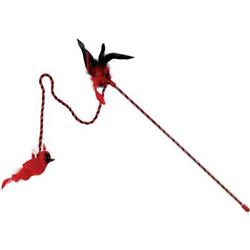 090176 Realbirds Fly Over Wand Pet Squeak Toys For Cats