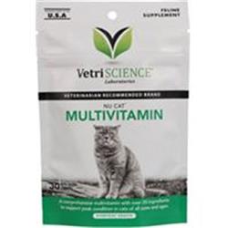 Of Vermont 068256 1.3 Oz Nucat Multivitamin For Cats - Fish Flavour