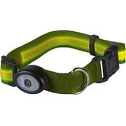 Elive 034364 1 X 14-20 In. Led Dog Collar - Green