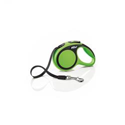 Flexi North America 860701 10 Ft. 26 Lbs Flexi New Comfort Tape Leash - Extre Small, Green