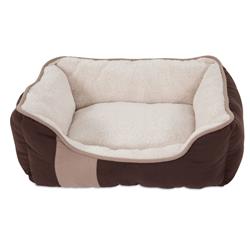 598606 24 X 20 X 8.5 In. Classic Lounger Microluxe Plush & Suede