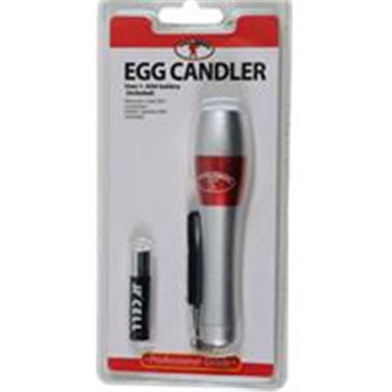 957829 Led Compact Egg Candler, Silver