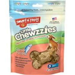 024086 5 Oz Smart & Tasty Little Chewzzies Dog Treats - Salmon