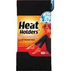 007021 Heat Holders Ladies Thermal Leggings - Black, Medium