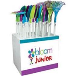 Bond Manufacturing 989871 Bloom Kids Long Handled Tool Display - Purple, Green & Blue