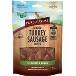 24142 3 Oz Purely Prime Turkey Sausage Slices, Carrot & Quinoa