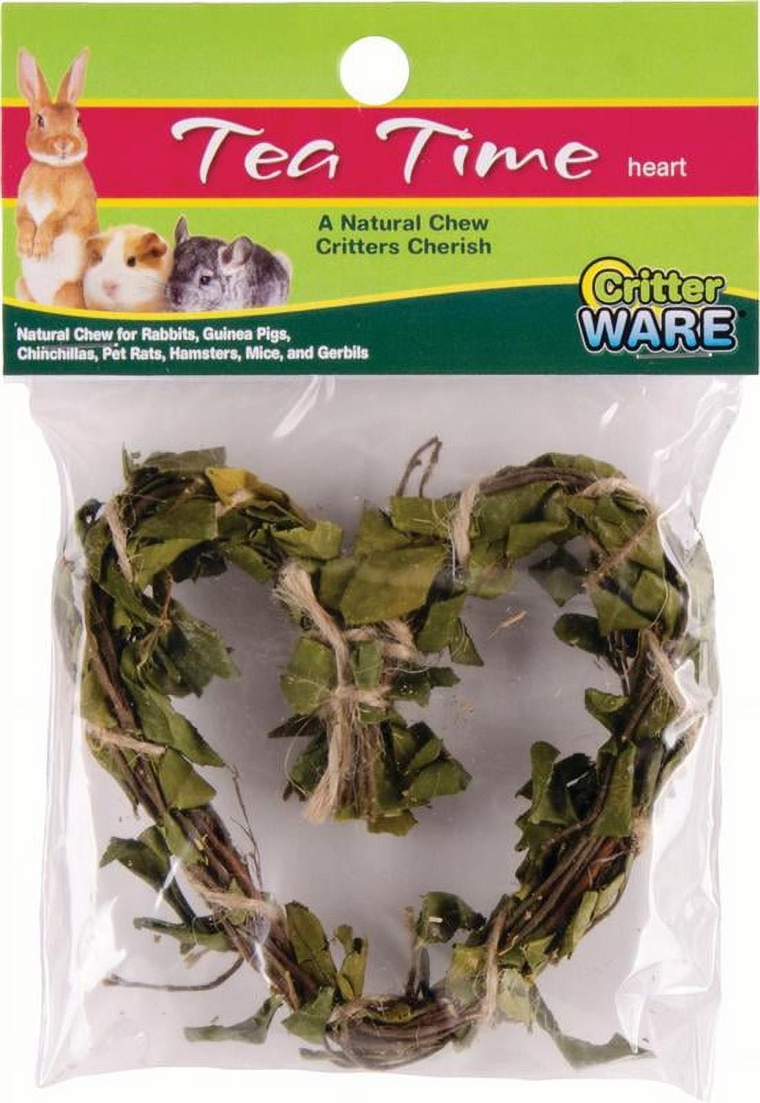 Ware Manufacturing 89617 Tea Time Heart Natural Chew, Small