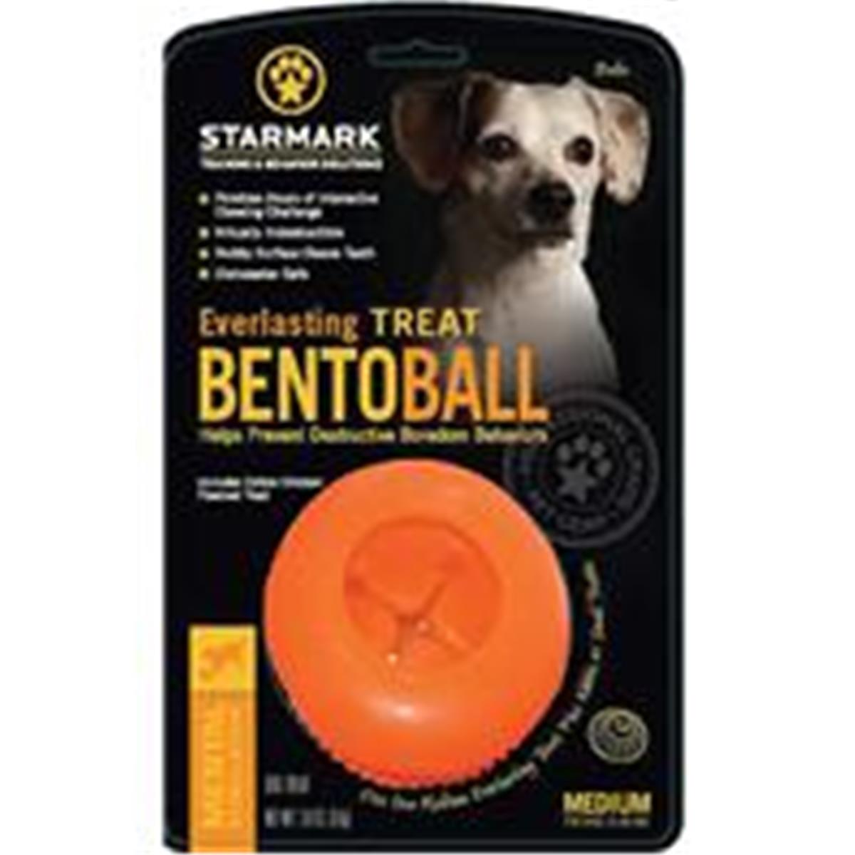 78044 Everlasting Bento Ball Dog Toy, Orange - Medium
