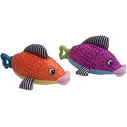 Ethical Dog 690458 10 In. Plush Nubbins Fish, Assorted