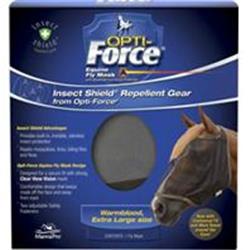 1000190 Extra Large Opti-force Equine Fly Mask With Insect Shield