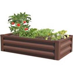 Products 83393 48 X 24 X 12 In. Raised Galvanized Planter