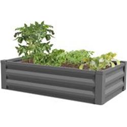 Products 83396 48 X 24 X 12 In. Raised Galvanized Planter