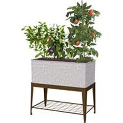 Products 83479 40 X 22 X 38 In. Galvanized Planter With Stand