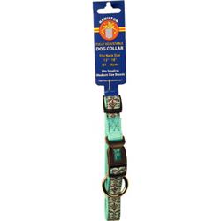 Fas Ro P15 0.62 X 12-18 In. Ribbon Overlay Adjustable Colla, Blue - Small