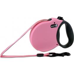 Paws Alcott Rlsh Aa Sm Pk 16 Ft. Retractable Leash, Pink - Small