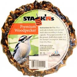Sc-52 7 Oz Woodpecker Stackm Seed Cake
