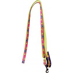 0.625 In. X 6 Ft. Single Thick Lead With Ribbon Overlay, Pink Floral