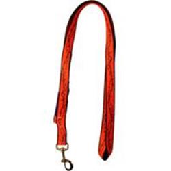 1 In. X 6 Ft. Single Thick Lead With Ribbon Overlay, Red Barbed Wire