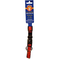 Fas Ro P24 0.52 X 12-18 Ribbon Overlay Adjustable Dog Collar - Small