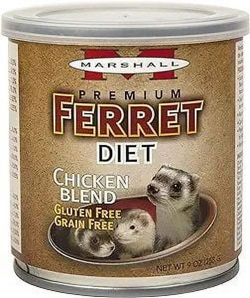 UPC 766501004304 product image for Marshall Pet Prod-Food FD-430 9 oz Premium Chicken Blend Ferret Diet | upcitemdb.com