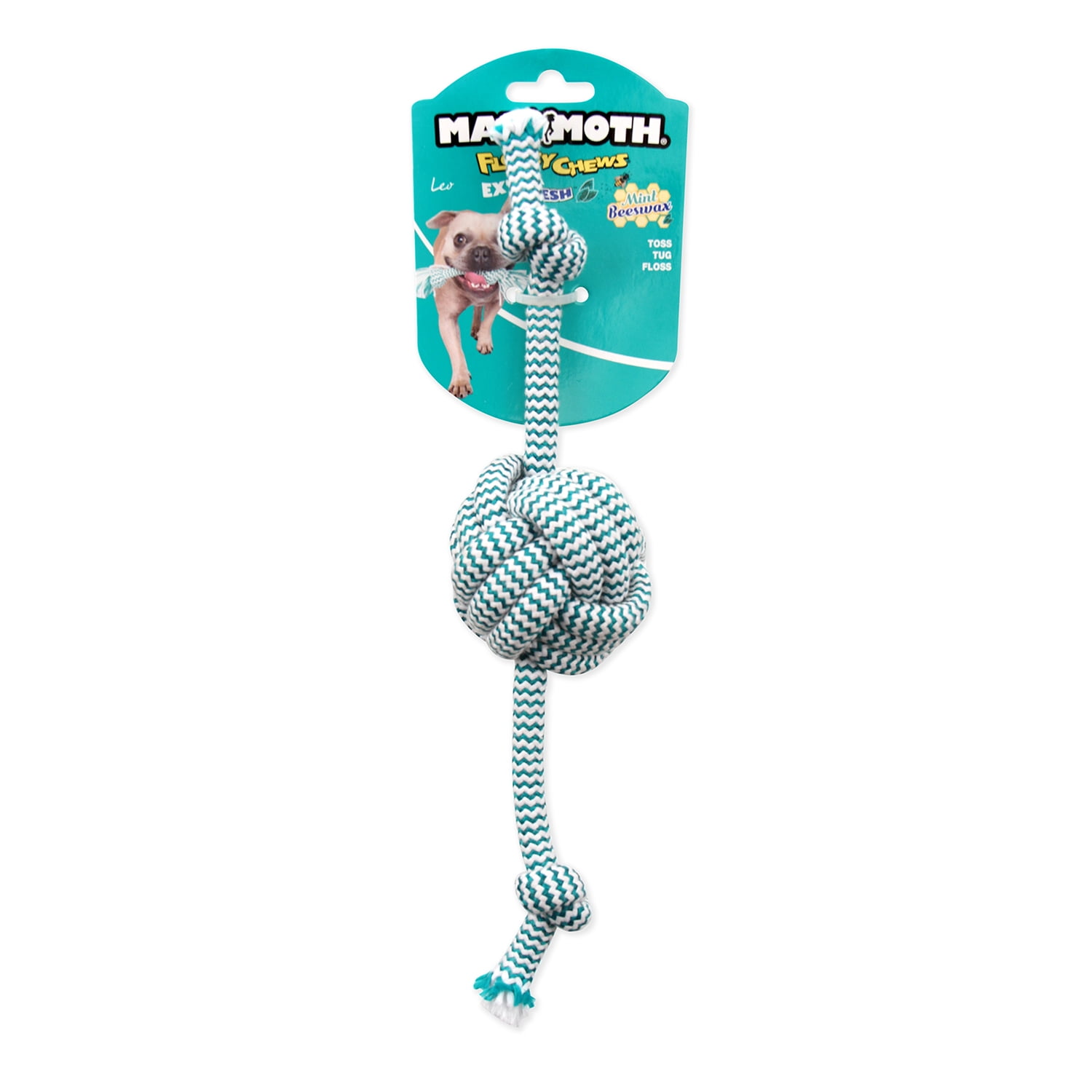 25590f 13 In. Extra Fresh Monkey Fist Ball With Rope Ends