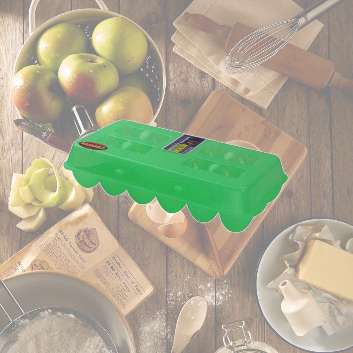 Picture of Tuff Stuff Products ETS18 Egg Carton Plastic  Green - Holds  18 Eggs 