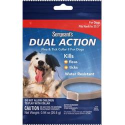 03284 Sergeants Dual Action Flea & Tick Collar For Dogs
