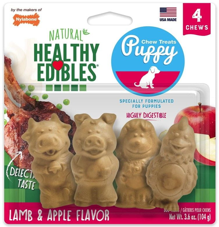 Tfh Publications & Nylabone Nenb100m04p Healthy Edibles Puppy Pals Variety Chew Treat