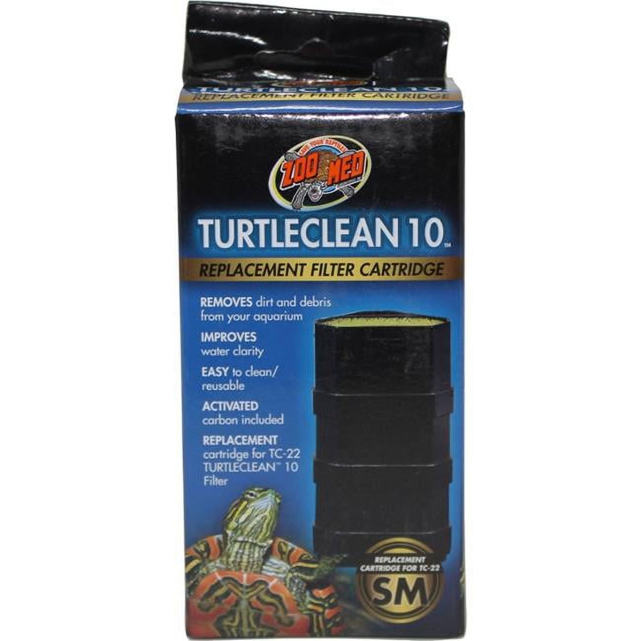 Zoo Med Laboratories Pmc-22 10 Gallon Turtleclean Replacement Filter Cartridge