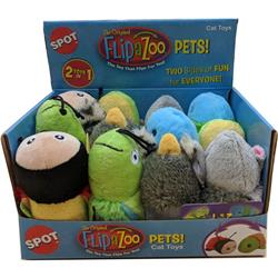 33010pd Flip A Zoo Cat Toy Assortment Display - Assorted Color, 12 Piece