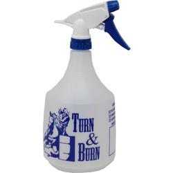 290103 36 Oz Spray Bottle Equine Turn & Burn Imprint - Blue