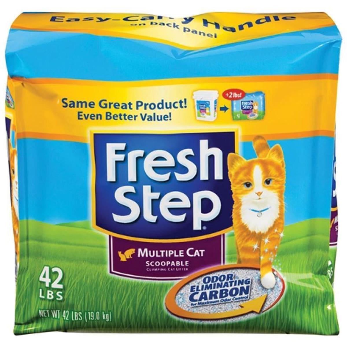 Clorox Petcare Products 32049-30504 42 Lbs Febreze Fresh Step Multi - Cat Clumping Litter - Scented
