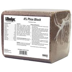 58602 40 Lbs Ultralyx 4 Percent Phos Pressed Block