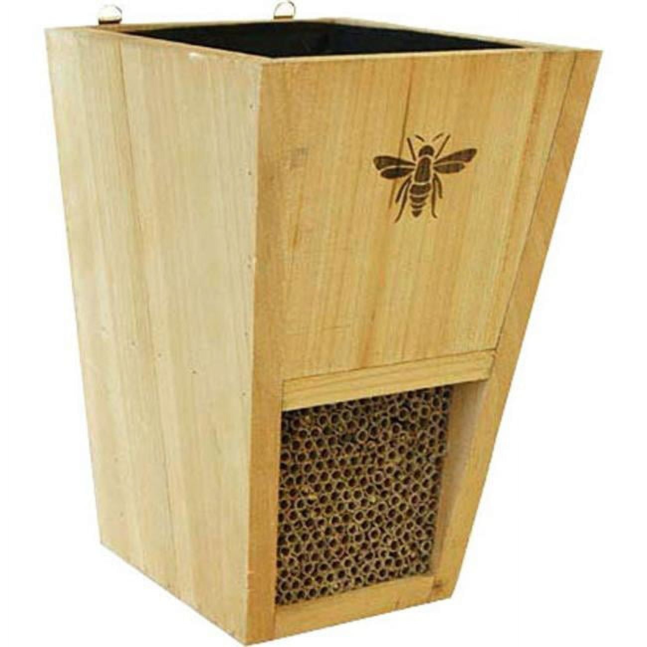 Audubon & Woodlink 28553 Heavy Duty Cedar Mason Bee House Planter - Natural, Pack Of 4