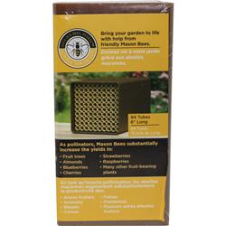 Audubon & Woodlink 28555 Replacement Fiberboard Nesting Tubes - Brown, Pack Of 6