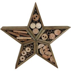 Audubon & Woodlink 28705 Rustic Farmhouse Star Insect House - Natural, Pack Of 6