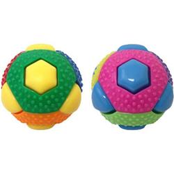 51486 Theo Ball With 8 Squeakers, Assorted Color
