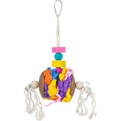 62517 Accordian Crinkle Bird Toy, Assorted Color - Pack Of 144